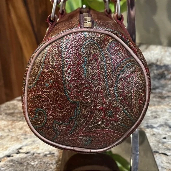 Etro EUC Mini Paisley Papillion Barrel Bag - Picture 3 of 7